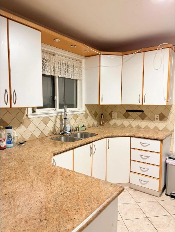 Open-plan kitchen