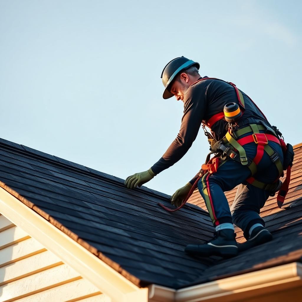 Roofing work by EUNEQ Construction Corp